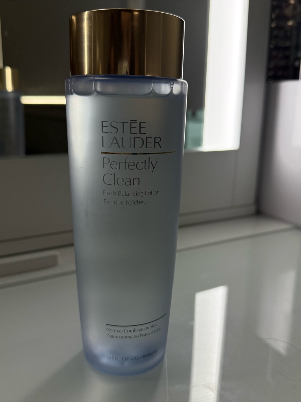 NEW & SEALED: Estee Lauder Perfectly Clean Fresh Balancing Lotion. 13.5 FL OZ.